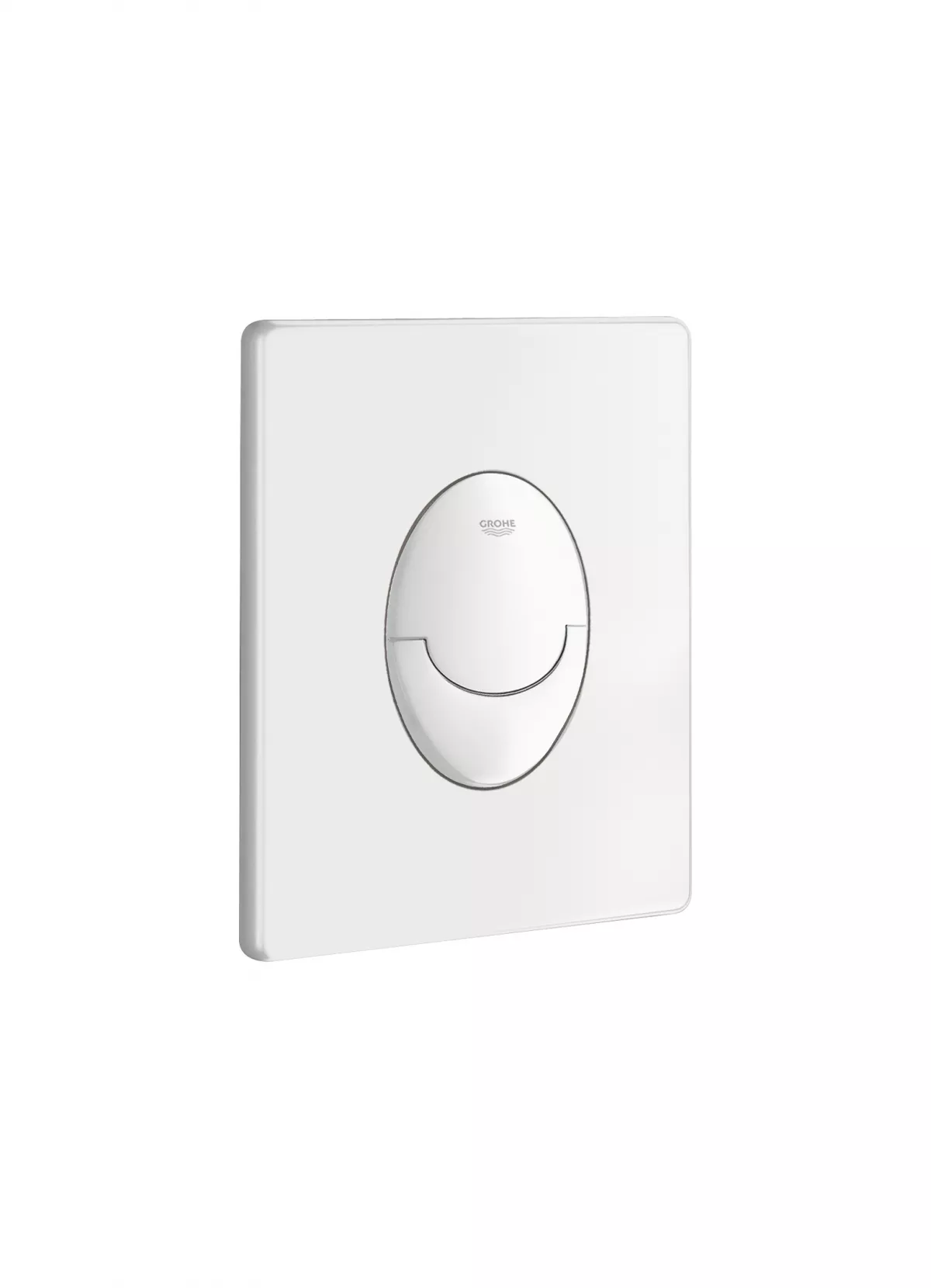 Placa de actionare WC Grohe 38505SH0, Skate Air, dubla spalare, verticala, 156 x 197 mm, alb