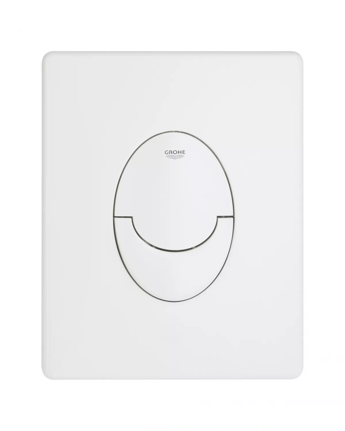 Placa de actionare WC Grohe 38505SH0, Skate Air, dubla spalare, verticala, 156 x 197 mm, alb