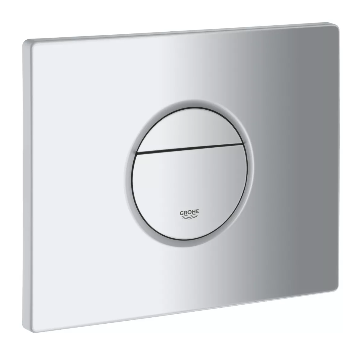 Placa de actionare WC Grohe 38765P00, Nova Cosmopolitan, dubla spalare, reversibila, 156 x 197 mm, mat, crom
