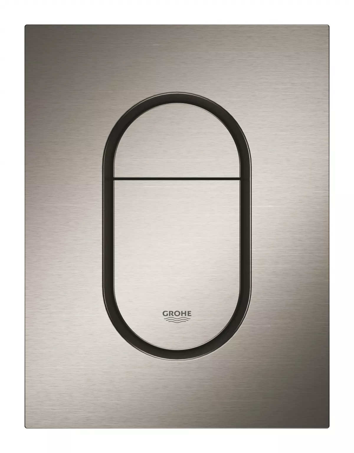 Clapeta WC Grohe 37624AL0, Arena Cosmopolitan, S, dubla, 130 x 172 mm, verticala, mat, grafit