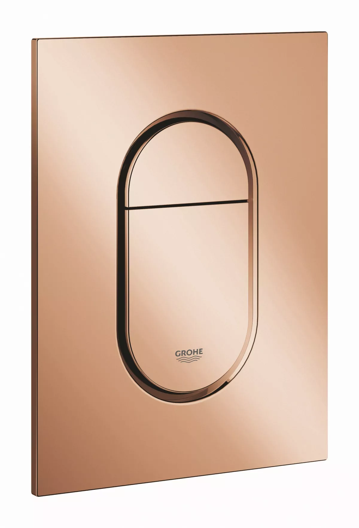 Clapeta WC Grohe 37624DA0, Arena Cosmopolitan, S, dubla, 130 x 172 mm, verticala, lucios, cupru