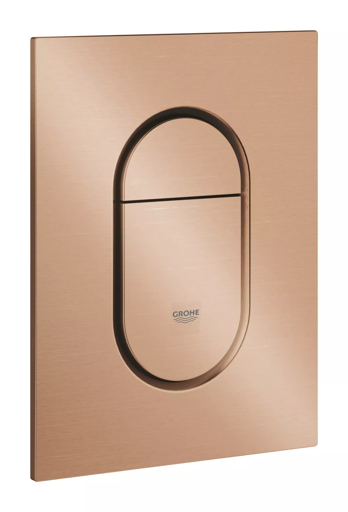 Clapeta WC Grohe 37624DL0, Arena Cosmo, S, dubla, 130 x 172 mm, verticala, mat, cupru