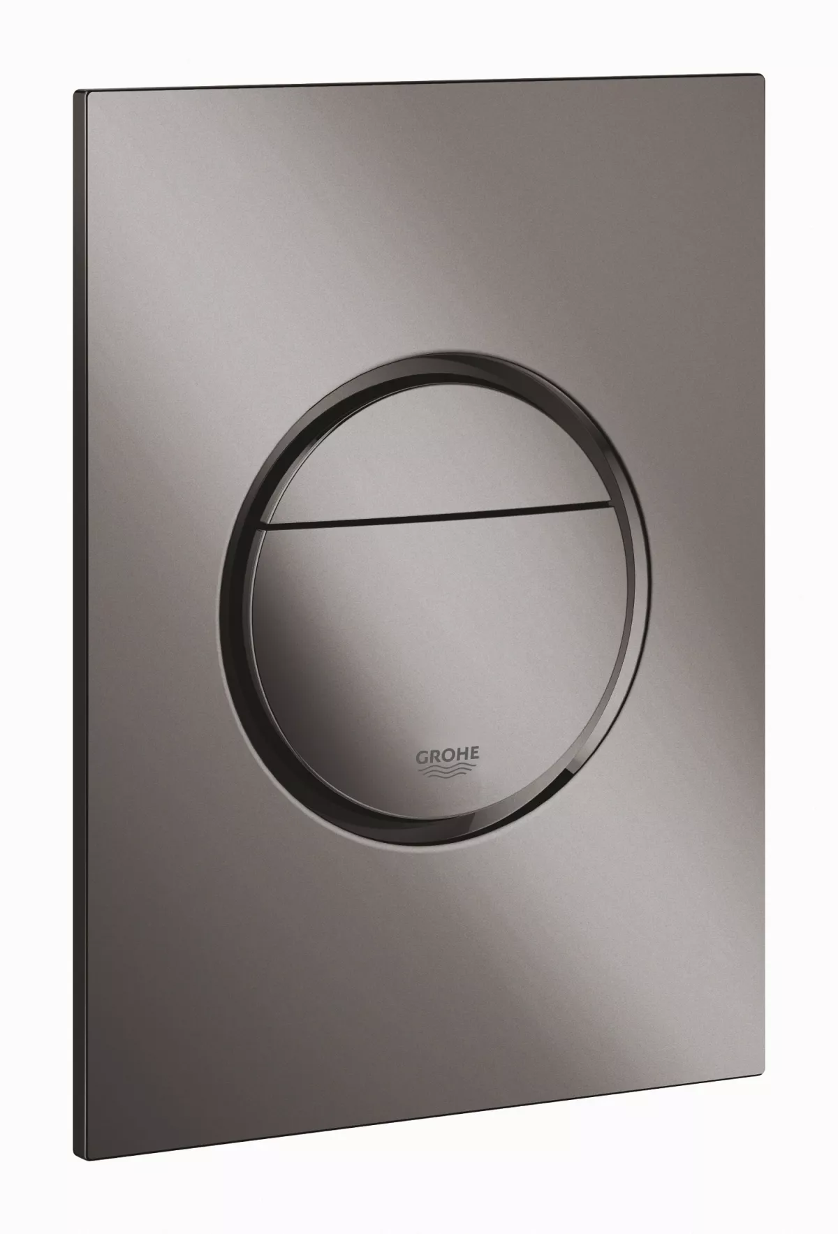 Clapeta WC Grohe 37601A00, Nova Cosmopolitan, S, dubla, 130 x 172 mm, verticala, plastic, lucios, grafit