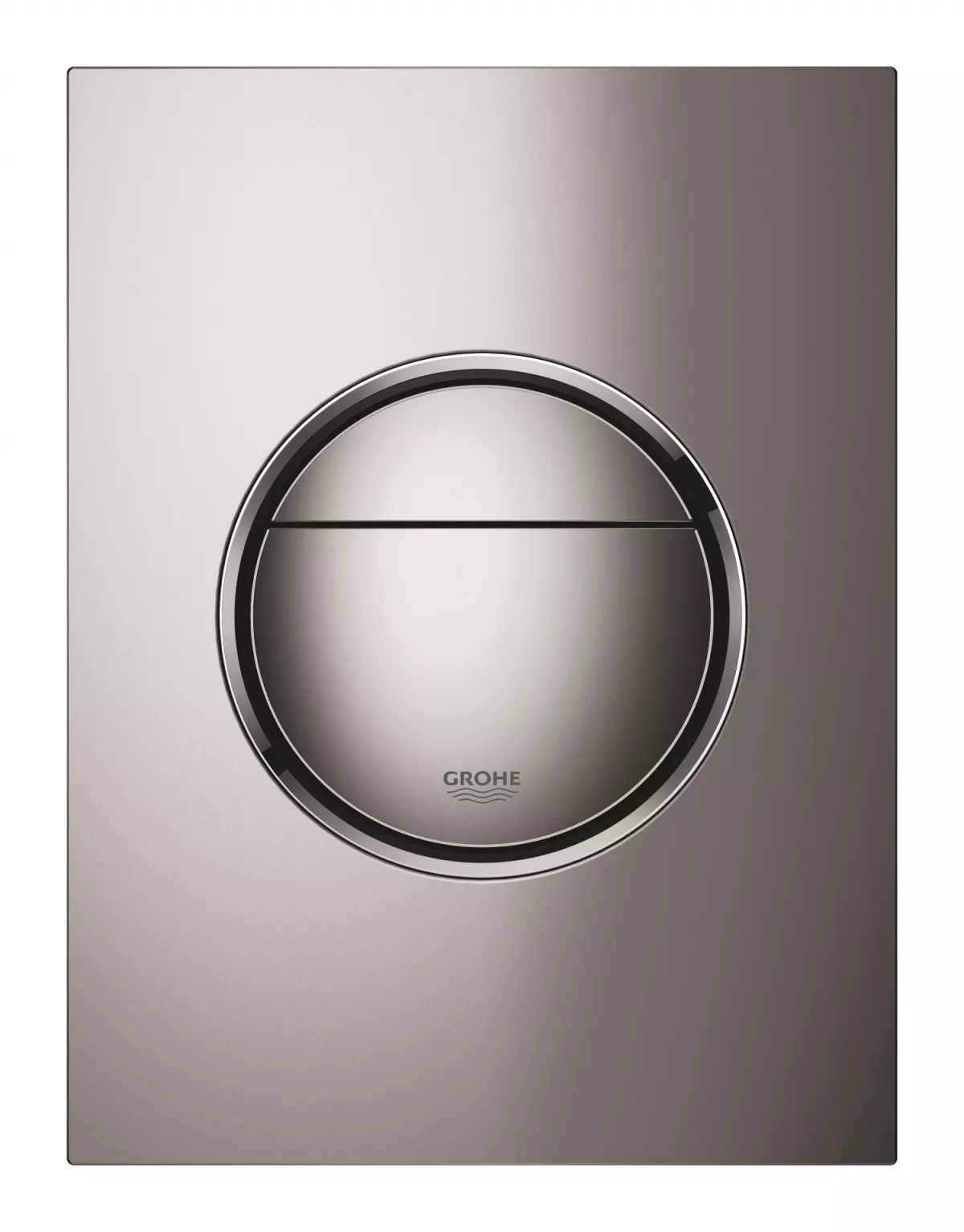 Clapeta WC Grohe 37601A00, Nova Cosmopolitan, S, dubla, 130 x 172 mm, verticala, plastic, lucios, grafit