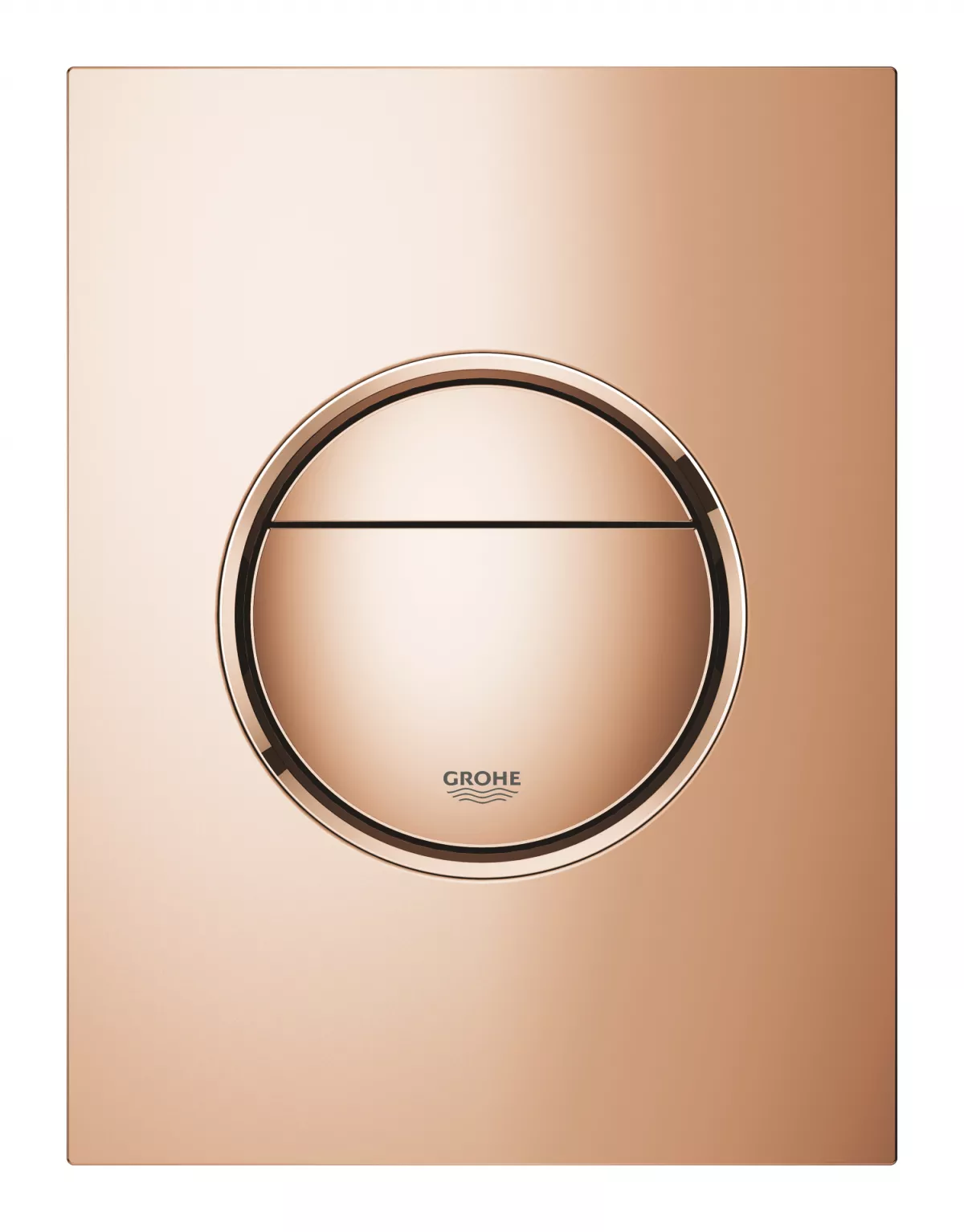 Clapeta WC Grohe 37601DA0, Nova Cosmo, S, dubla, 130 x 172 mm, verticala, lucios, cupru