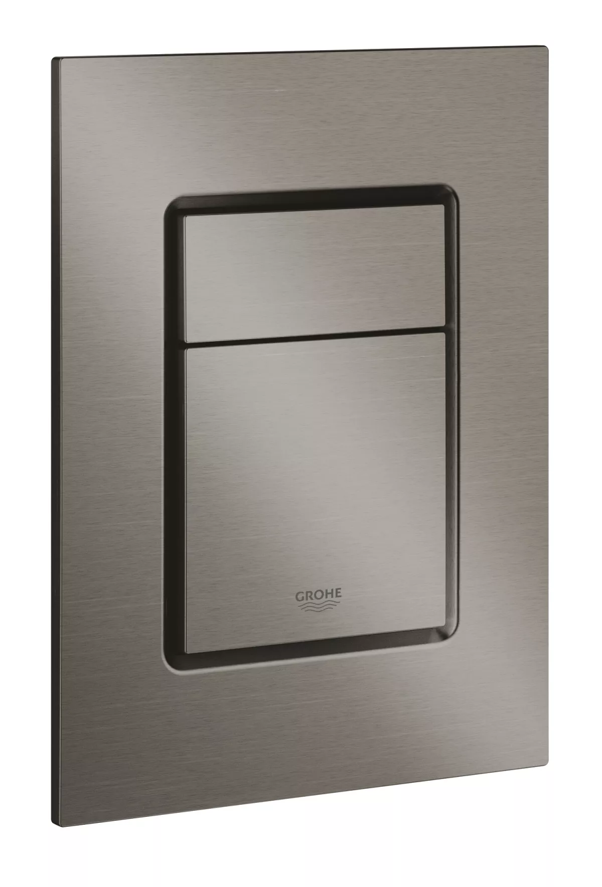Clapeta WC Grohe 37535AL0, Skate Cosmo, S, dubla, 130 x 172 mm, verticala, mat, grafit