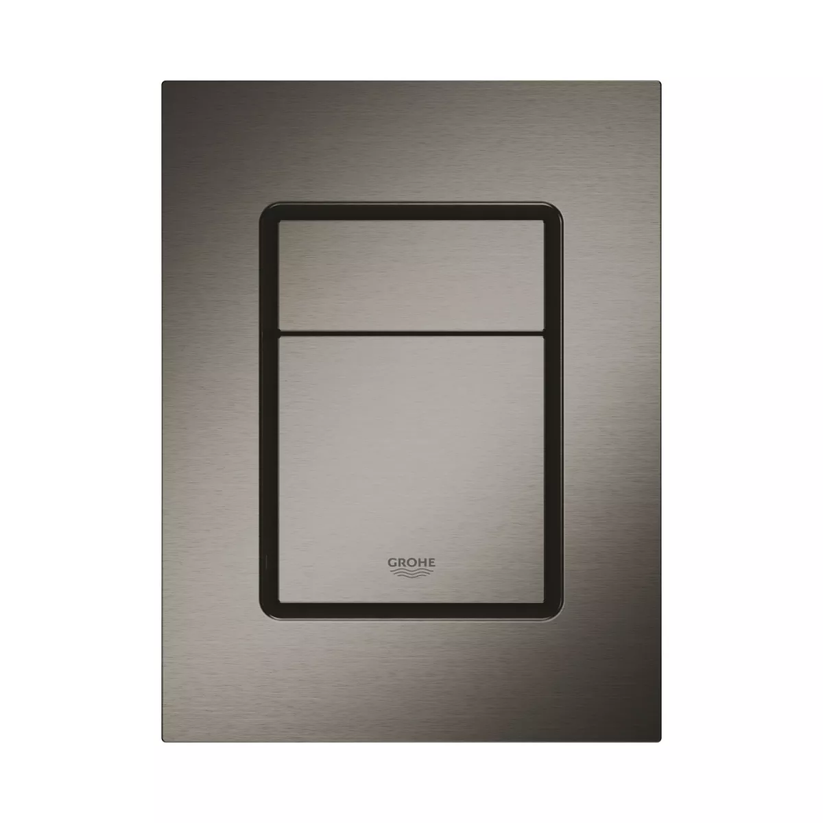 Clapeta WC Grohe 37535AL0, Skate Cosmo, S, dubla, 130 x 172 mm, verticala, mat, grafit