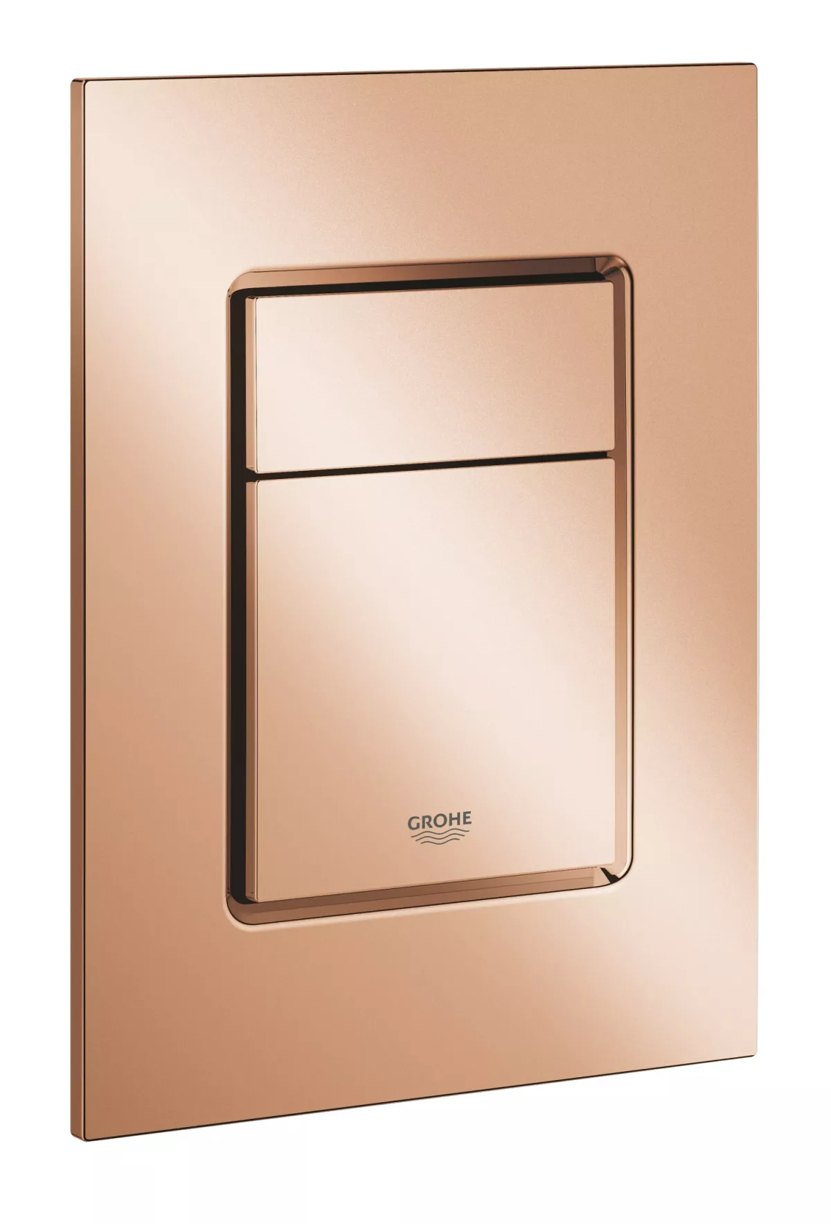 Clapeta actionare Grohe 37535DA0, Skate Cosmopolitan, S, dubla, 130 x 172 mm, verticala, lucios, ABS, cupru