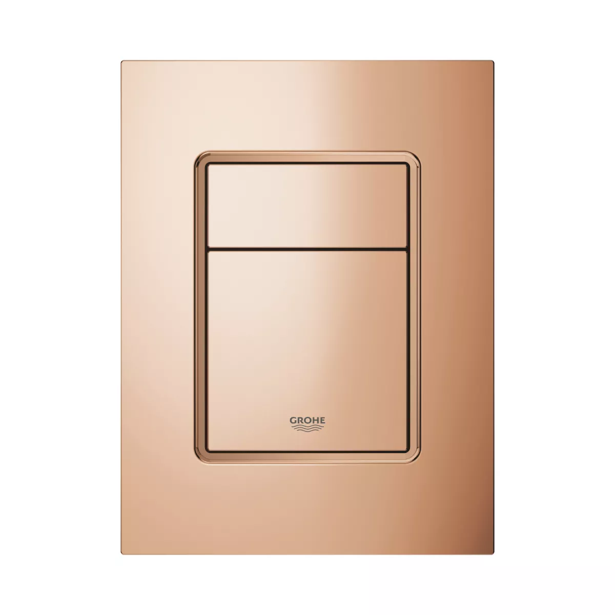 Clapeta actionare Grohe 37535DA0, Skate Cosmopolitan, S, dubla, 130 x 172 mm, verticala, lucios, ABS, cupru