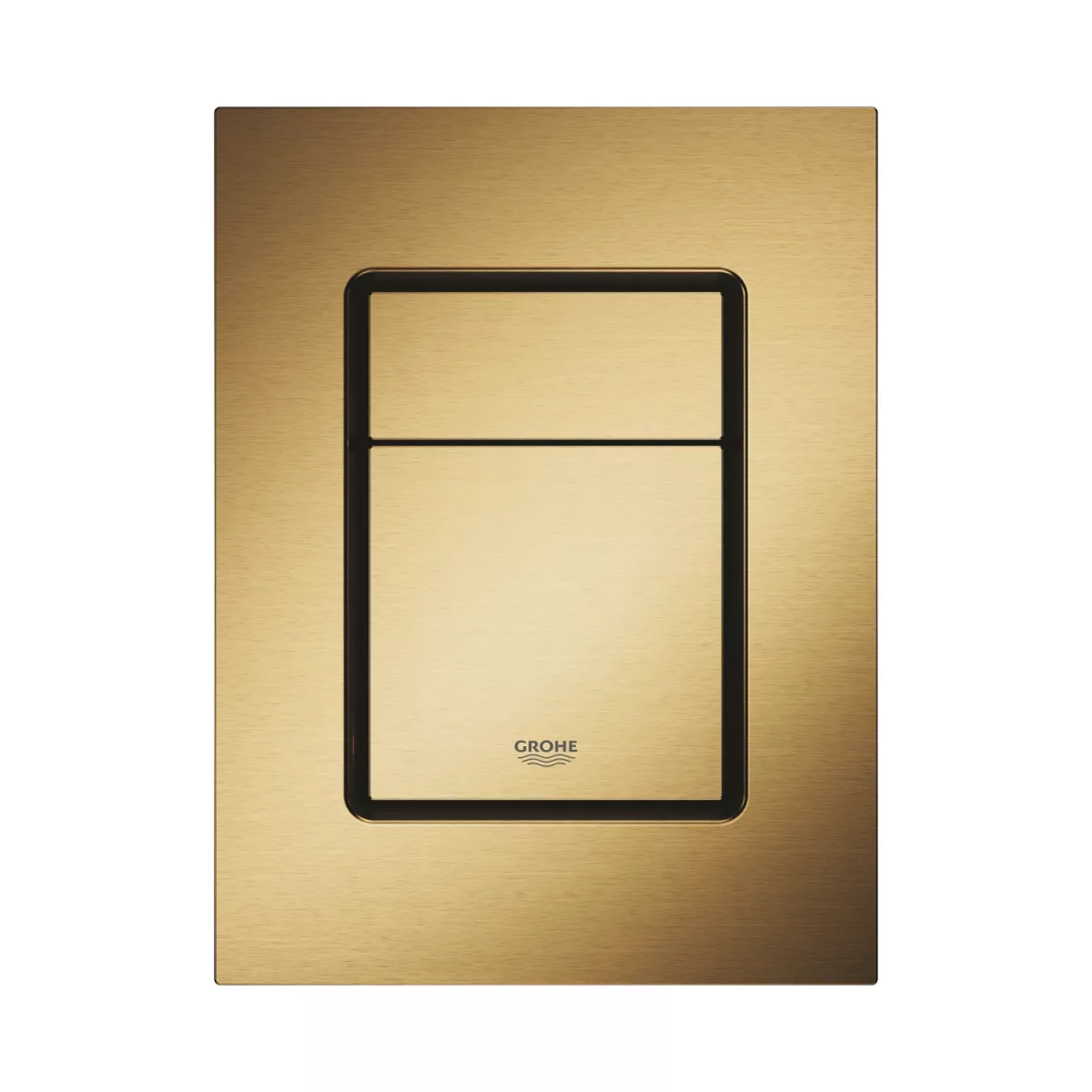 Clapeta WC Grohe 37535GN0, Skate Cosmopolitan, S, dubla, 130 x 172 mm, verticala, mat, auriu