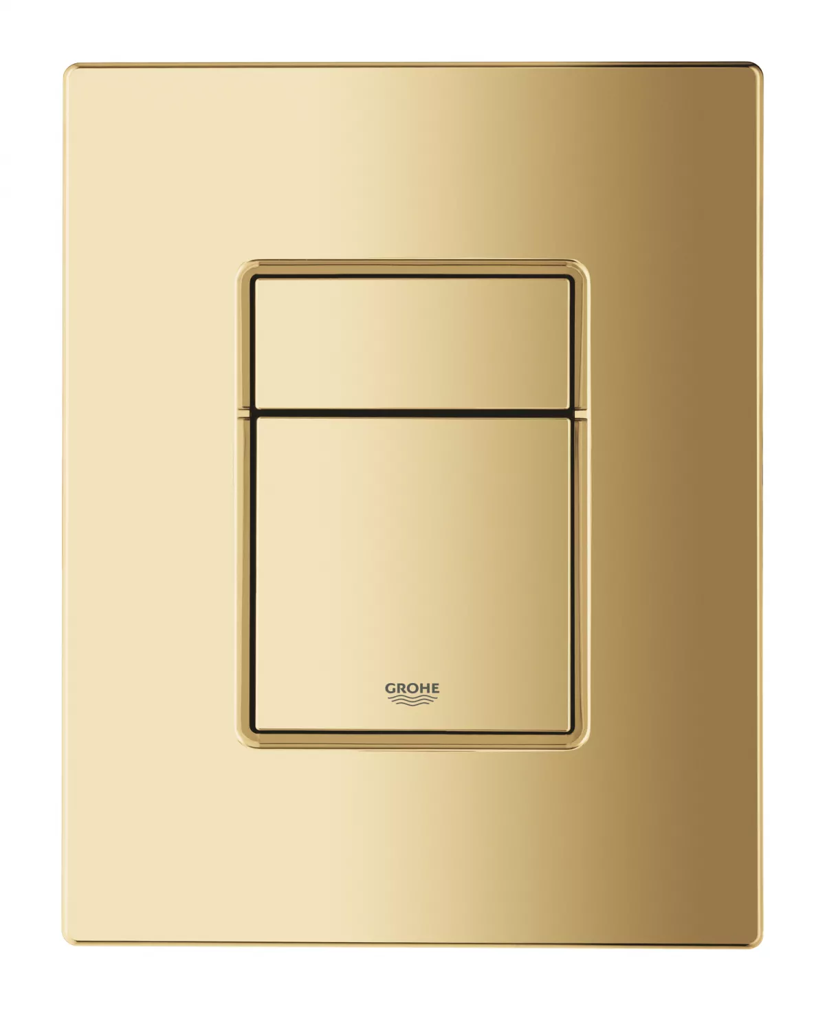 Placa de actionare Grohe 38732GL0, Skate Cosmopolitan, dubla, 156 x 197 mm, verticala, lucios, auriu