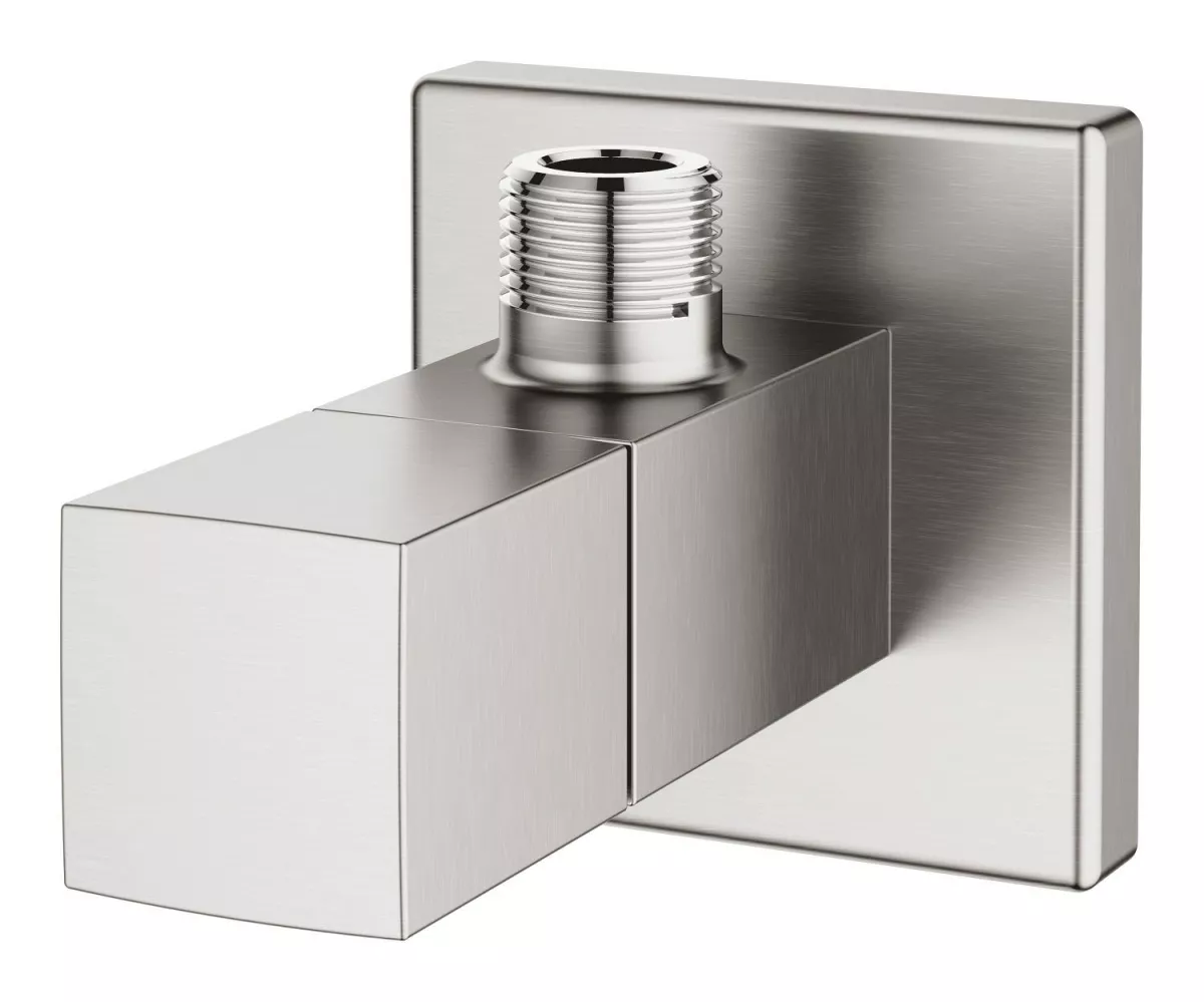 Robinet coltar Grohe 22012DC0, 1/2'' x 3/8'', metal, mat, otel satinat