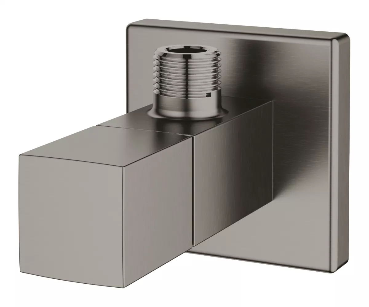Robinet cu ventil Grohe 22012AL0, Eurocube, 1/2'' x 3/8'', fara marcaj, mat, grafit