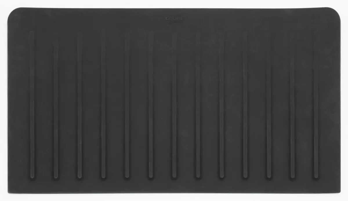 Scurgator Grohe 40872K00, 450 x 250 mm, cauciuc, negru