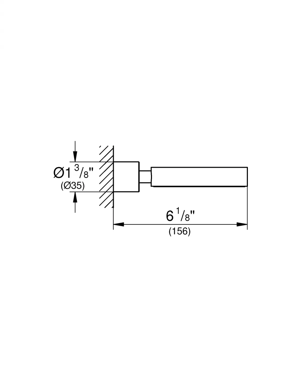 Suport Grohe 40305AL3, Atrio, pe perete, metal, pentru savoniera, mat, grafit