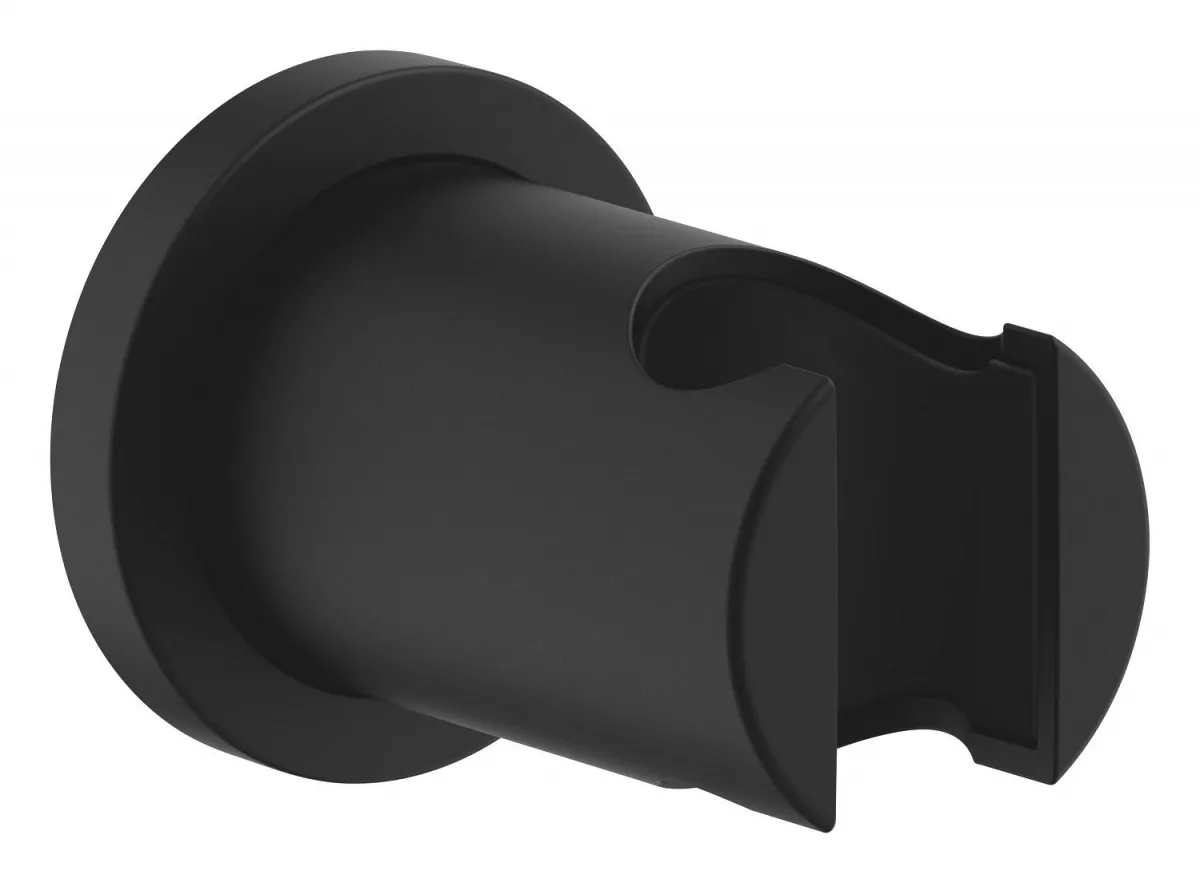 Suport para dus Grohe 22117KF0, Rainshower, universal, montare pe perete, mat, negru