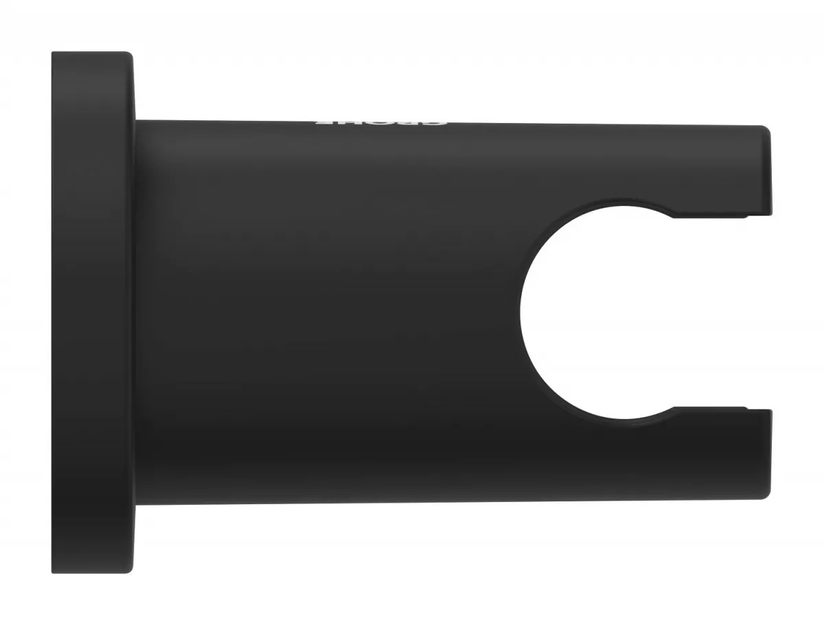 Suport para dus Grohe 22117KF0, Rainshower, universal, montare pe perete, mat, negru