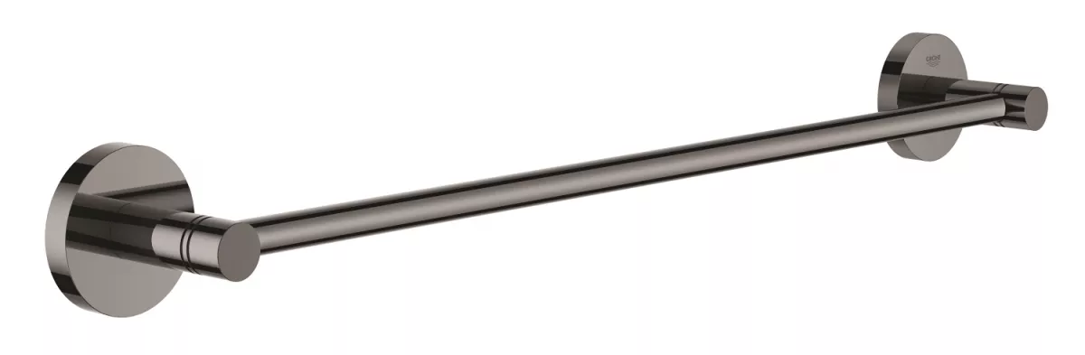 Bara prosop Grohe 40688A01, Essentials, 504 mm, pe perete, metal, lucios, grafit