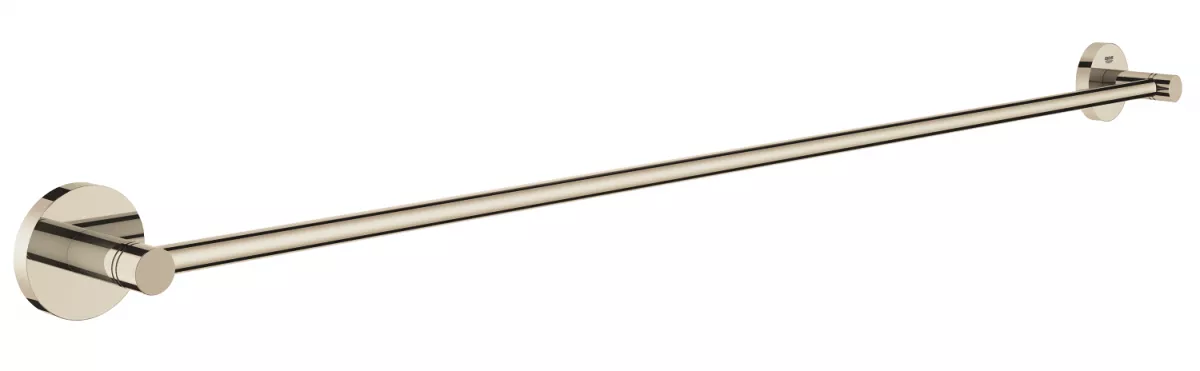 Suport prosop Grohe 40386BE1, Essentials, pe perete, 800 mm, metal, lucios, nichel