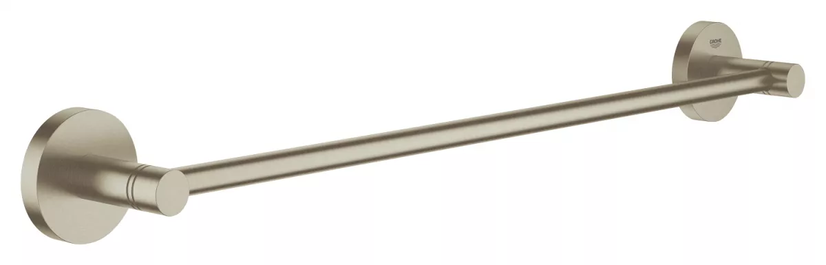 Suport prosop Grohe 40688EN1, Essentials, pe perete, 504 mm, metal, mat, nichel