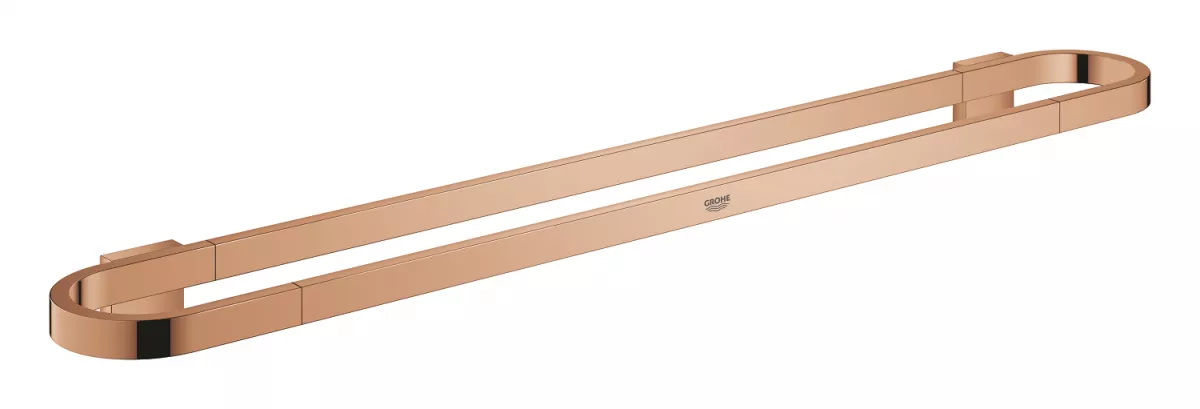 Suport prosop Grohe 41056DA0, Selection, 600 mm, pe perete, metal, lucios, cupru