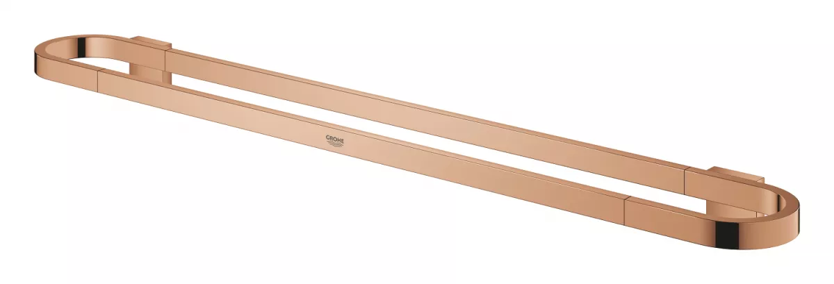 Suport prosop Grohe 41056DA0, Selection, 600 mm, pe perete, metal, lucios, cupru