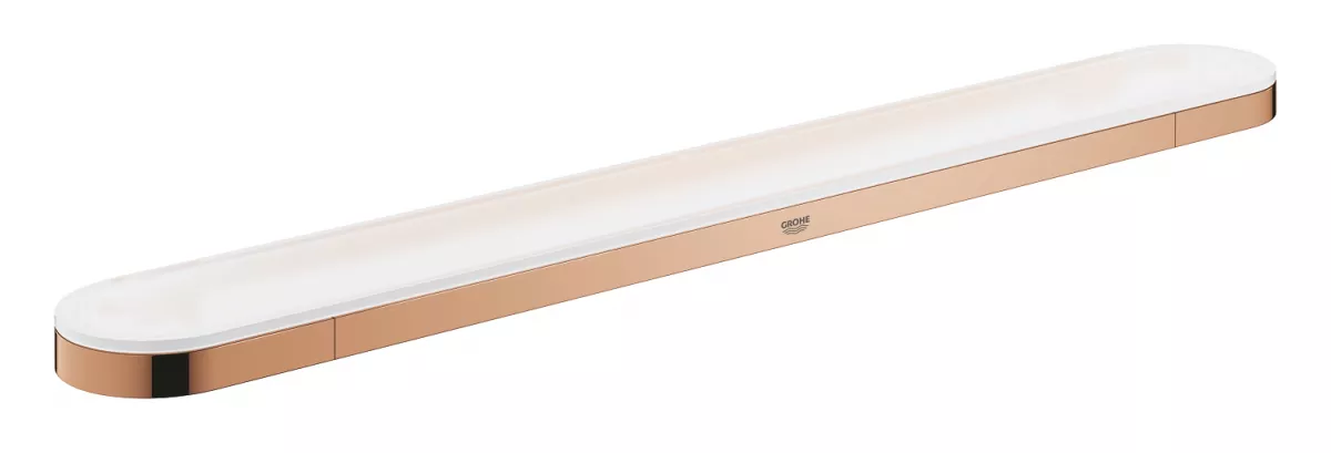 Suport prosop Grohe 41056DA0, Selection, 600 mm, pe perete, metal, lucios, cupru