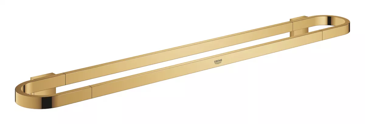 Suport prosop Grohe 41056GL0, Selection, 600 mm, pe perete, metal, lucios, auriu