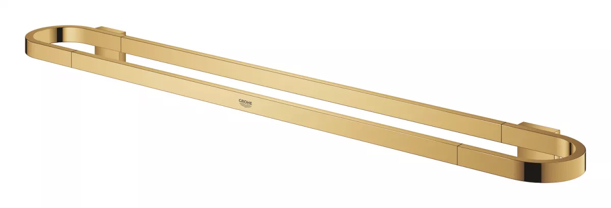 Suport prosop Grohe 41056GL0, Selection, 600 mm, pe perete, metal, lucios, auriu
