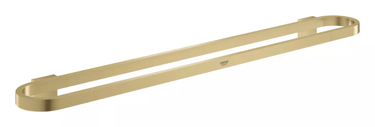 Suport prosop Grohe 41056GN0, Selection, 600 mm, pe perete, metal, mat, auriu