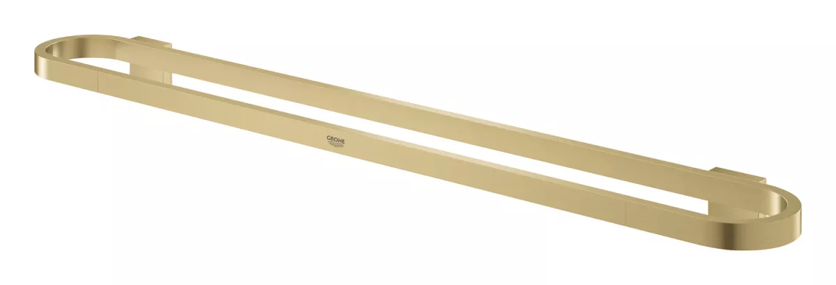 Suport prosop Grohe 41056GN0, Selection, 600 mm, pe perete, metal, mat, auriu