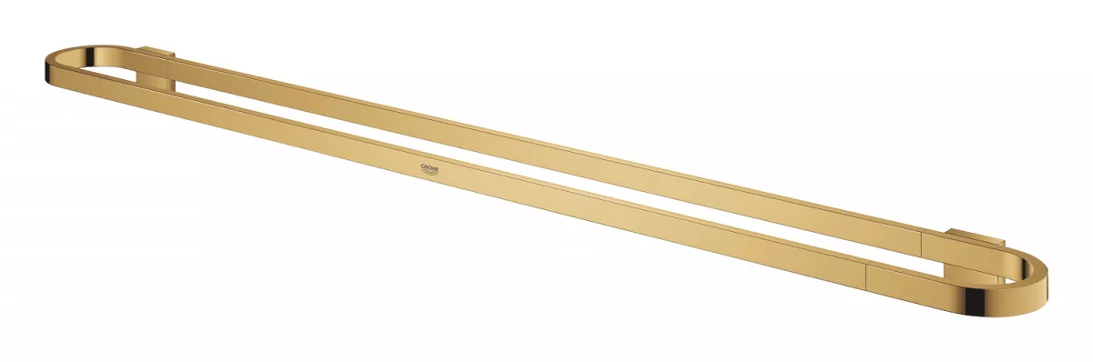 Suport prosop Grohe 41058GL0, Selection, pe perete, 800 mm, metal, lucios, auriu