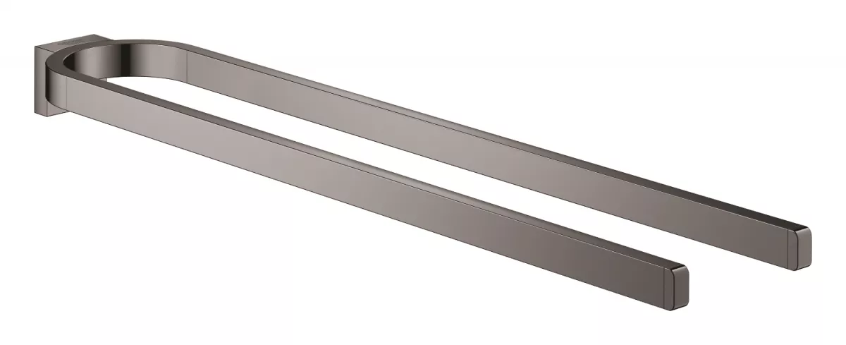 Suport prosop Grohe 41059A00, Selection, 360 mm, pe perete, metal, lucios, grafit