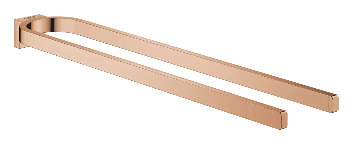 Suport prosop Grohe 41059DA0, Selection, pe perete, 360 mm, metal, lucios, cupru
