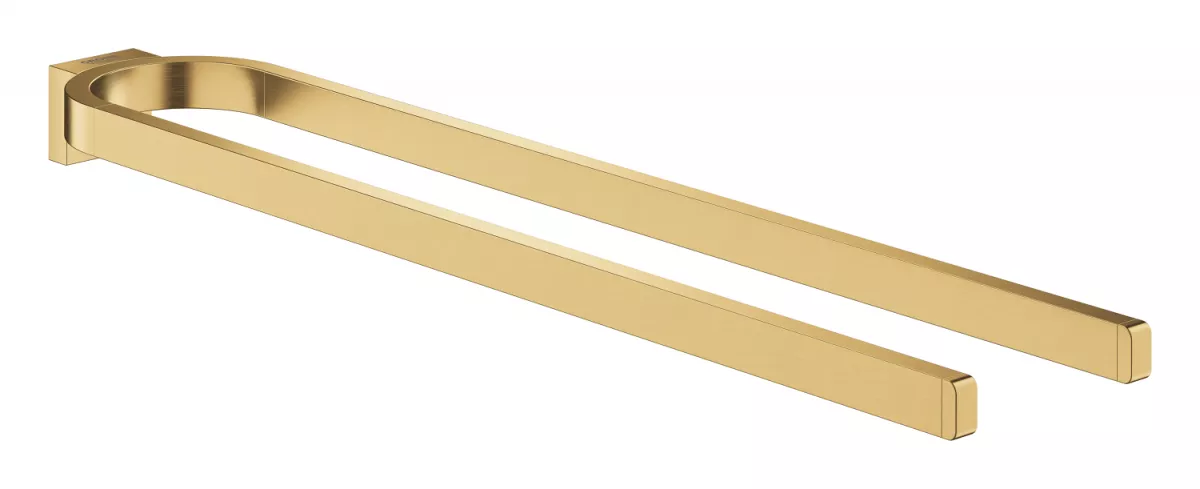 Suport prosop Grohe 41059GN0, Selection, 360 mm, montare pe perete, metal, mat, auriu