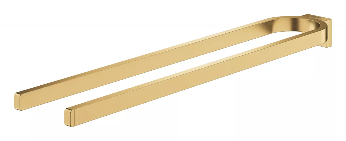 Suport prosop Grohe 41059GN0, Selection, 360 mm, montare pe perete, metal, mat, auriu