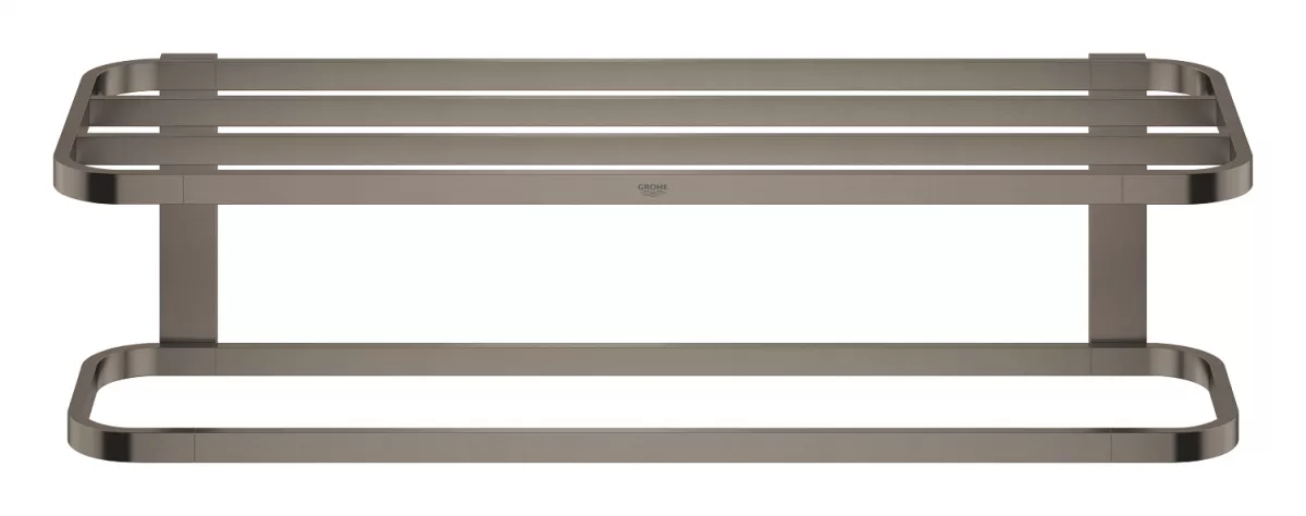 Suport prosop Grohe 41066AL0, Selection, pe perete, 600 mm, metal, mat, grafit