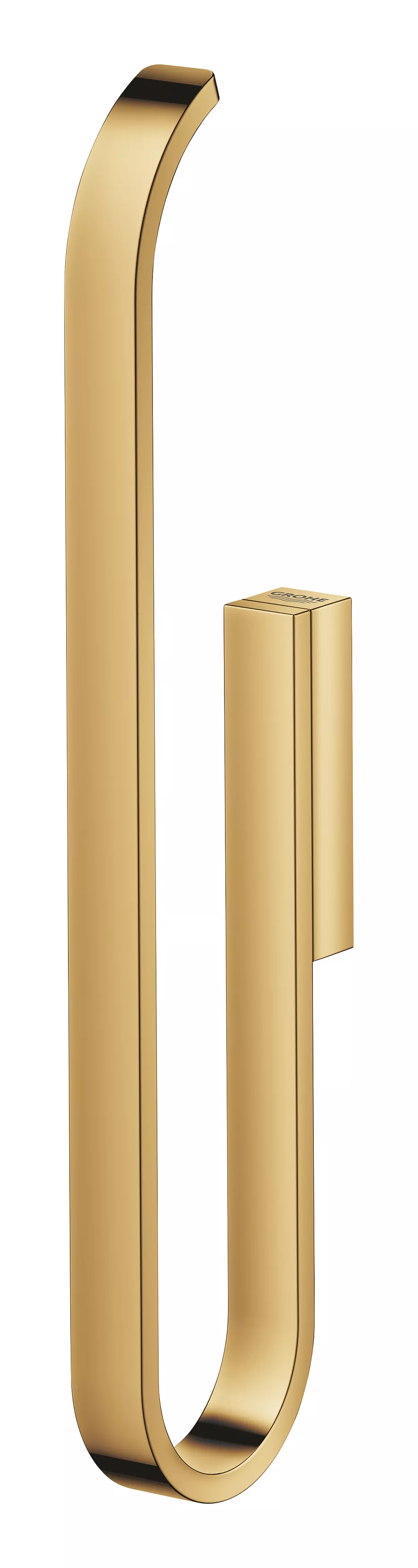 Suport rezerva hartie igienica Grohe 41067GL0, Selection, 2 role, montare pe perete, fixare ascunsa, lucios, auriu