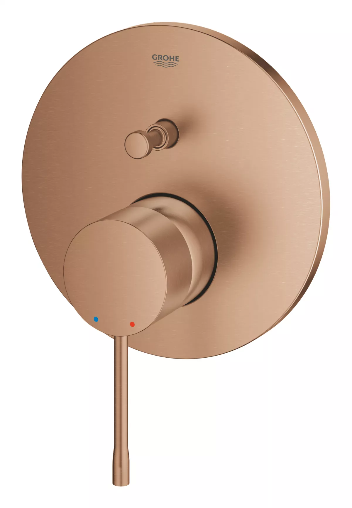 Unitate comanda dus Grohe 24058DL1, Essence, 1/2'', 2 iesiri, diverter, necesita valva, mat, cupru
