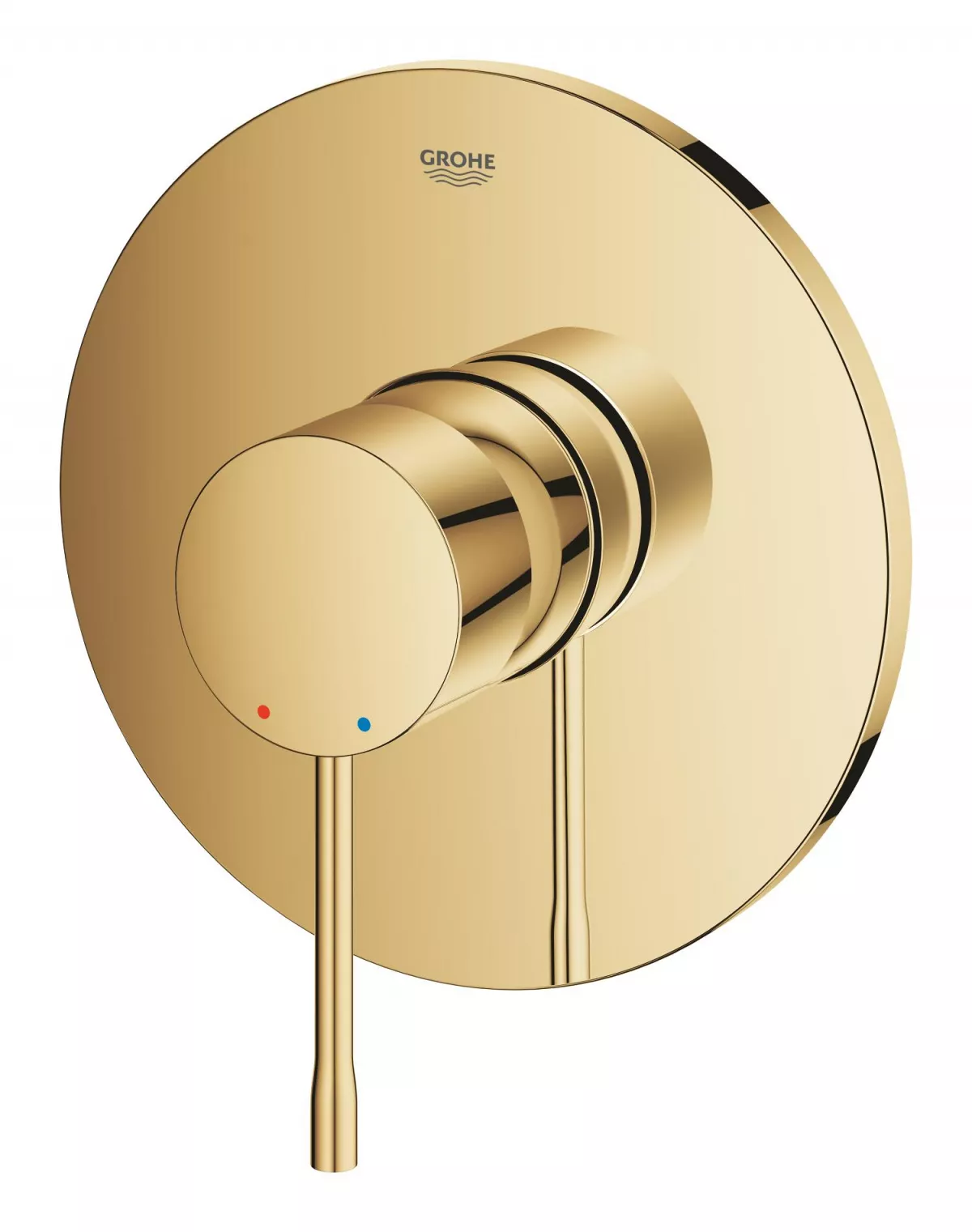 Unitate comanda Grohe 24057GL1, Essence, 1/2'', 1 iesire, necesita valva, lucios, auriu
