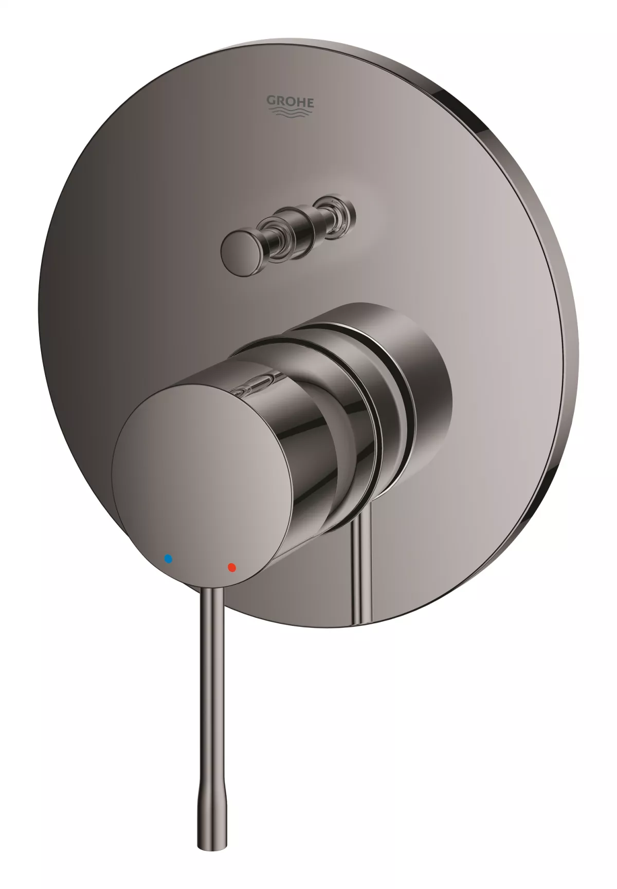 Unitate comanda Grohe 24058A01, Essence, diverter, 2 iesiri, necesita valva, lucios, grafit