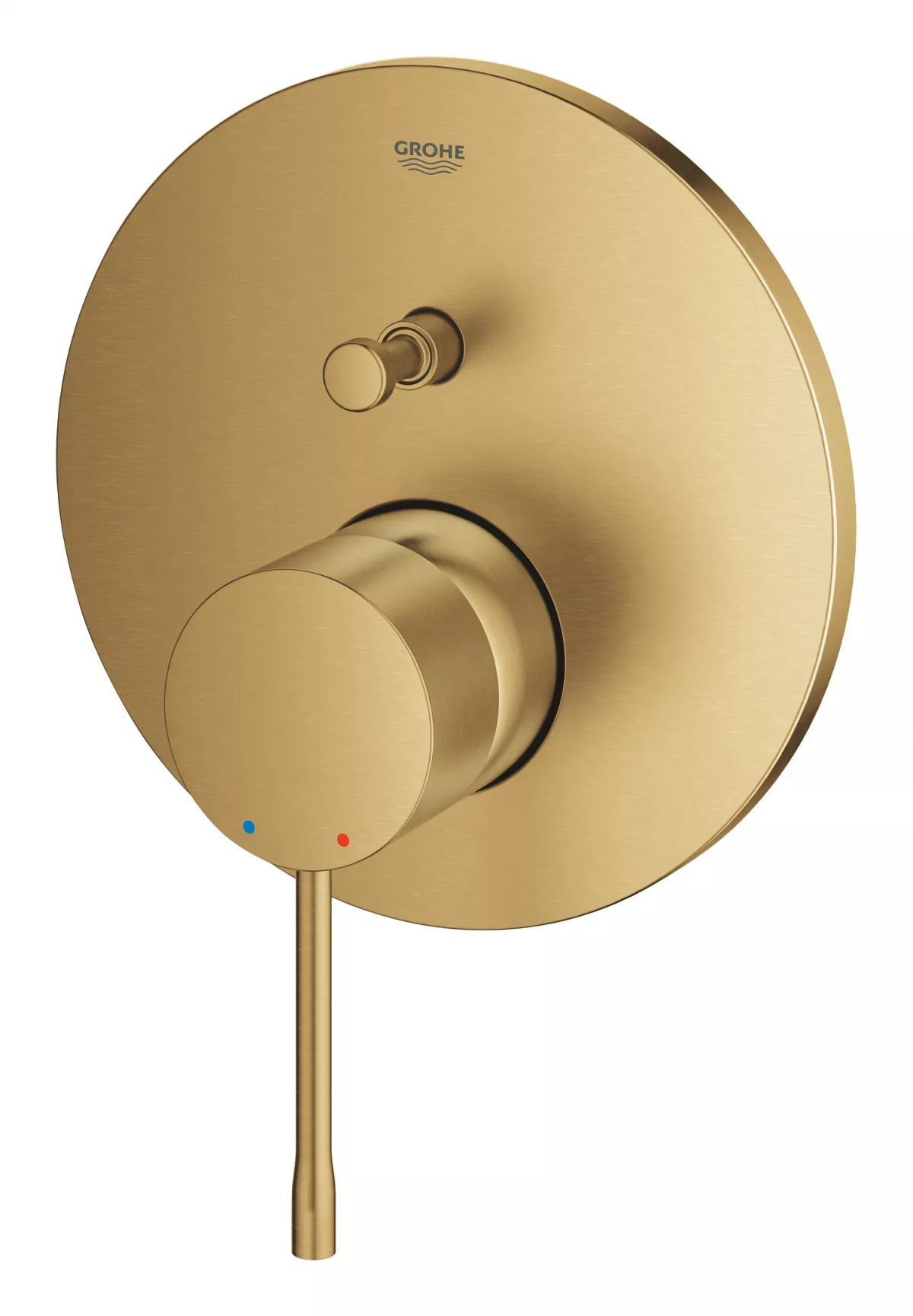Unitate comanda Grohe 24058GN1, Essence, 1/2'' diverter, 2 iesiri, necesita valva, mat, auriu