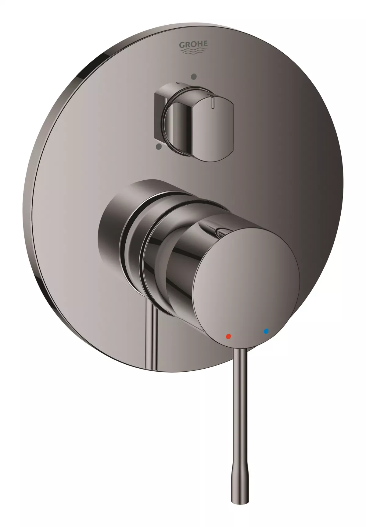 Unitate comanda Grohe 24092A01, Essence, diverter, 3 iesiri, necesita valva, lucios, grafit