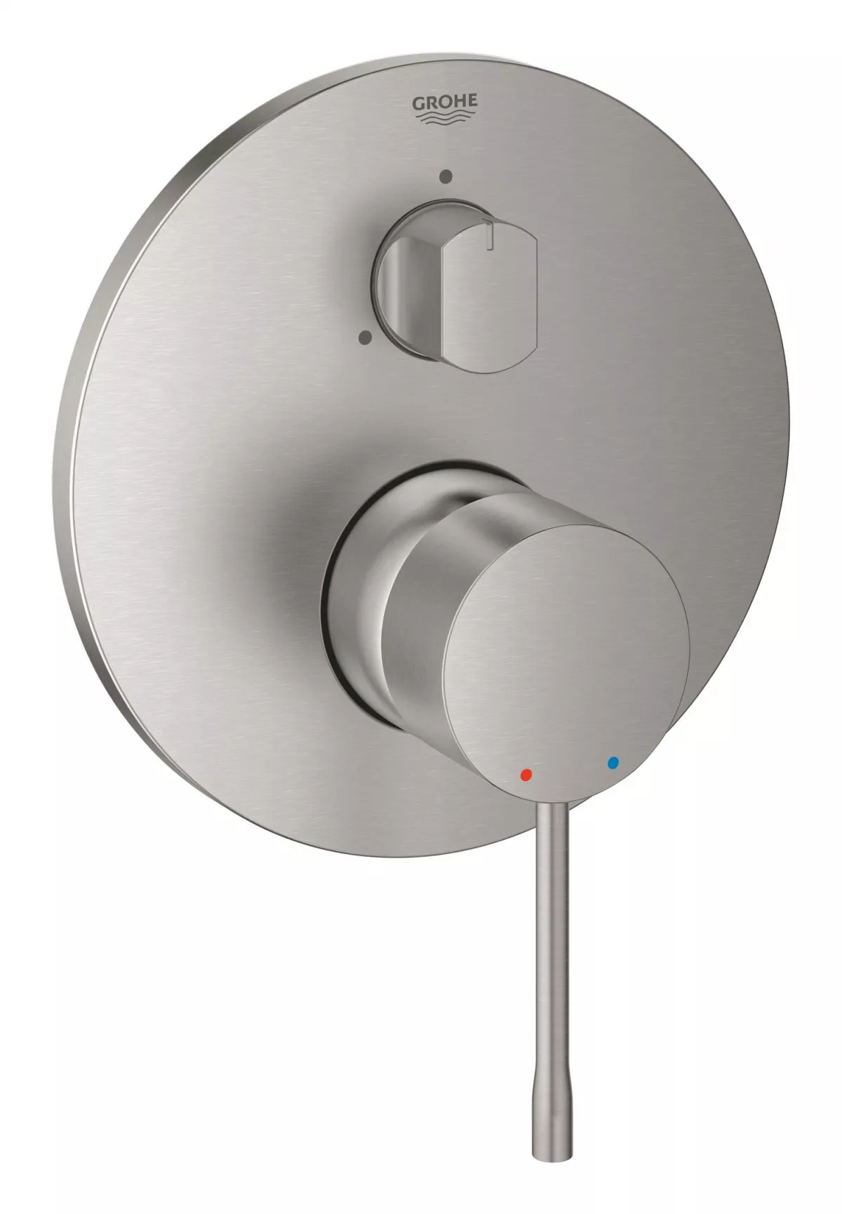 Unitate comanda Grohe 24092DC1, Essence, 1/2'', 3 iesiri, necesita valva, mat, otel