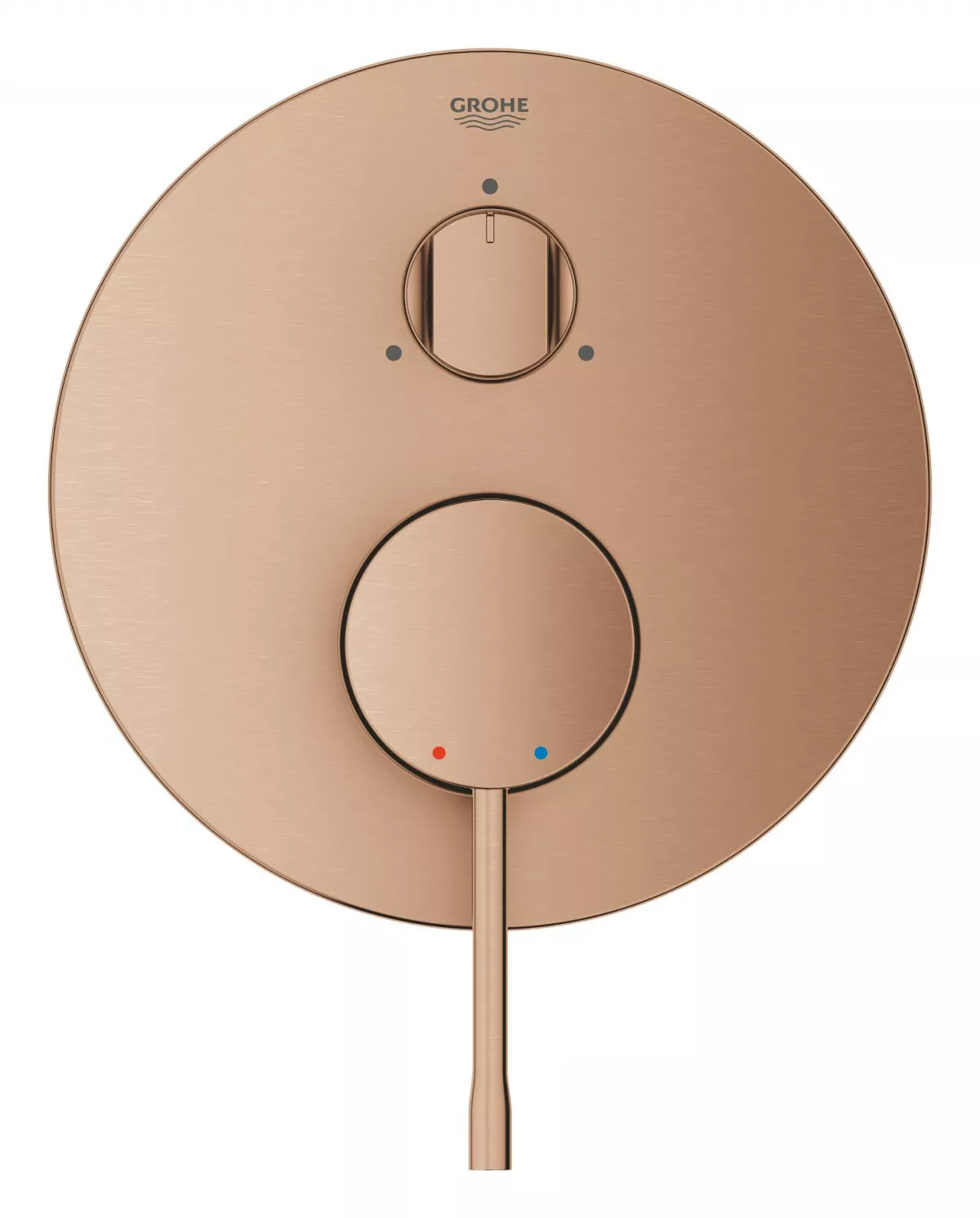 Unitate comanda Grohe 24092DL1, Essence, 1/2'', 3 iesiri, necesita valva, mat, cupru