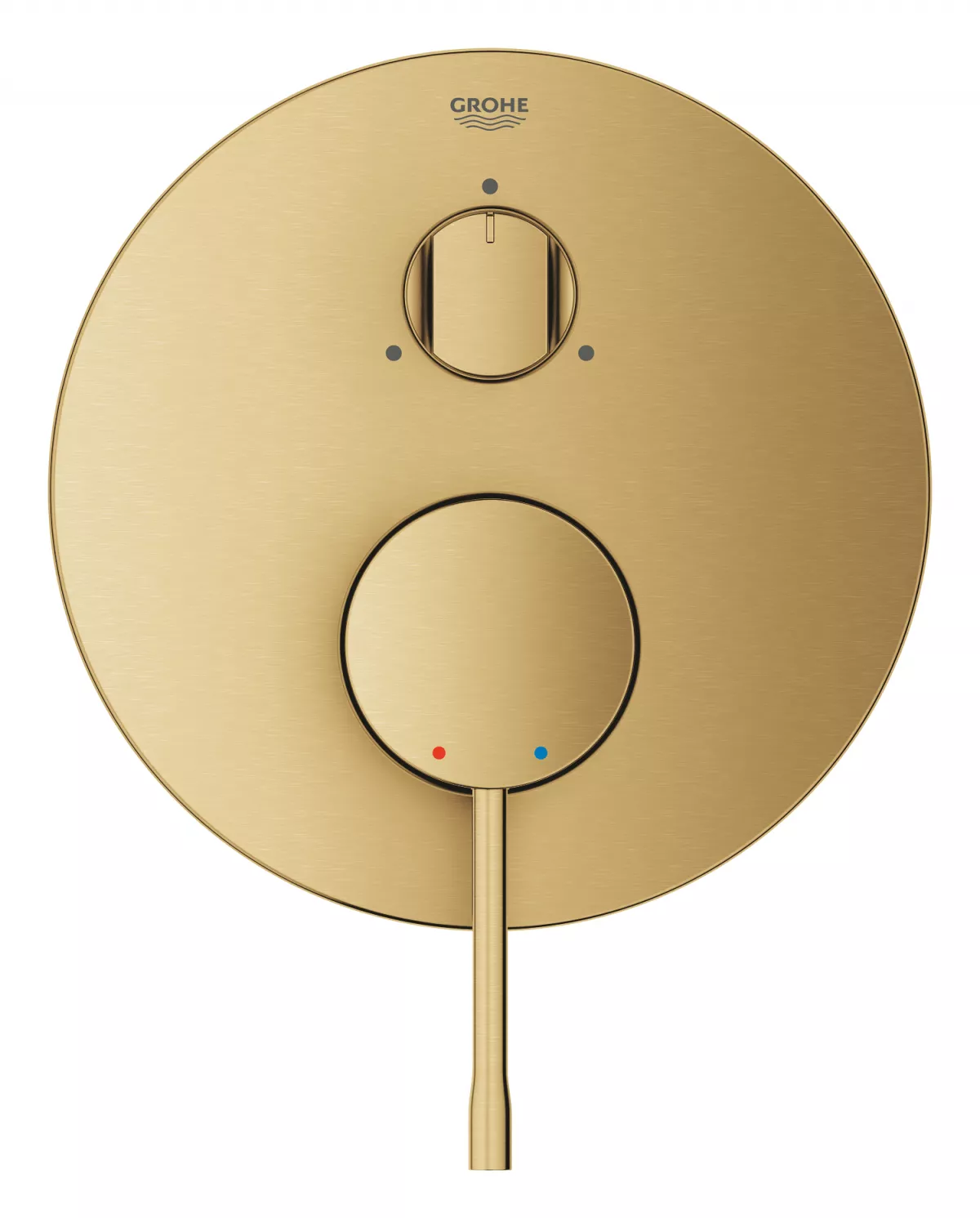 Unitate comanda Grohe 24092GN1, Essence, 3 iesiri, necesita valva, mat, auriu