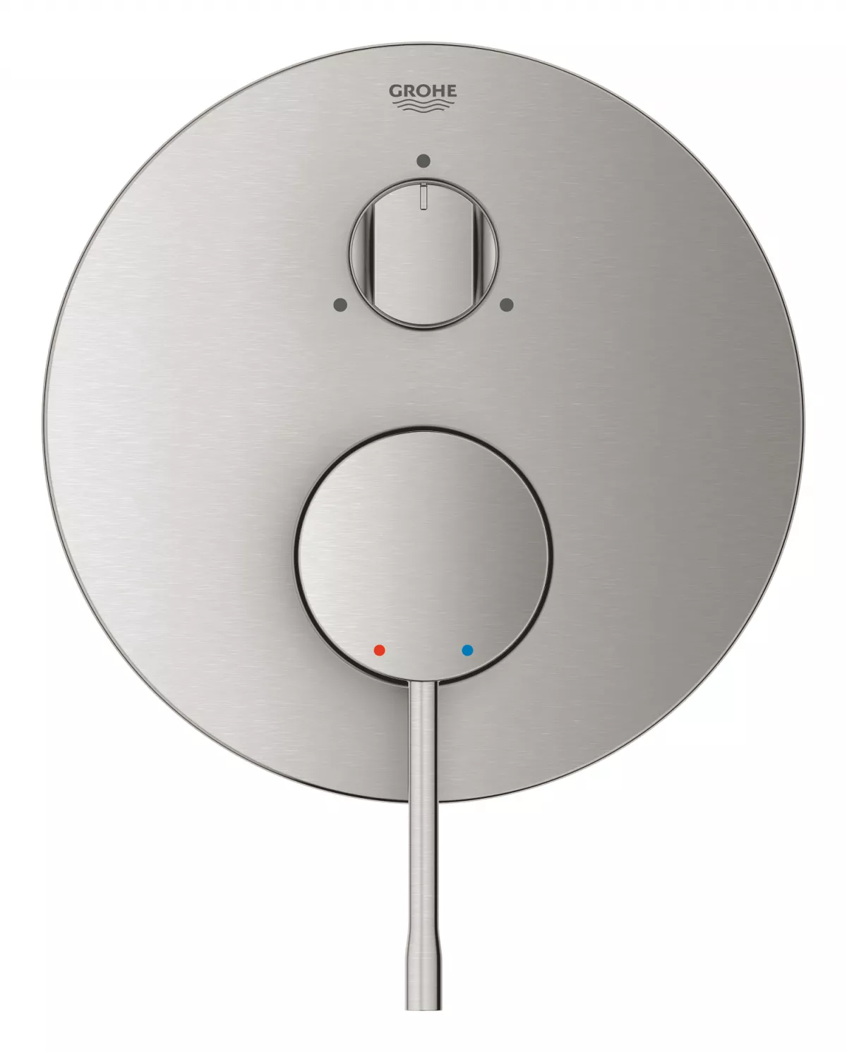 Unitate comanda Grohe 24169DC1, Essence, 3 functii, necesita valva, mat, otel satinat
