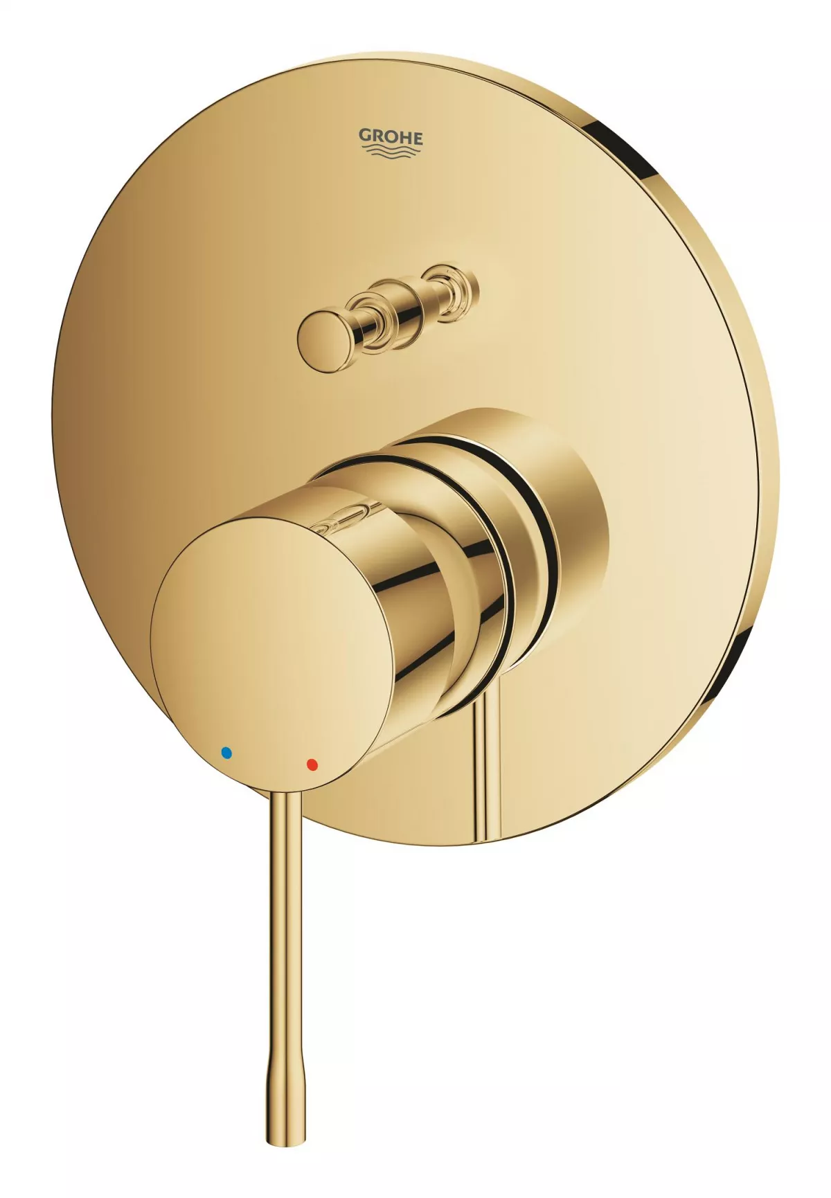 Unitate comanda Grohe 24167GL1, Essence, aparenta, 2 iesiri, diverter, necesita valva, lucios, auriu