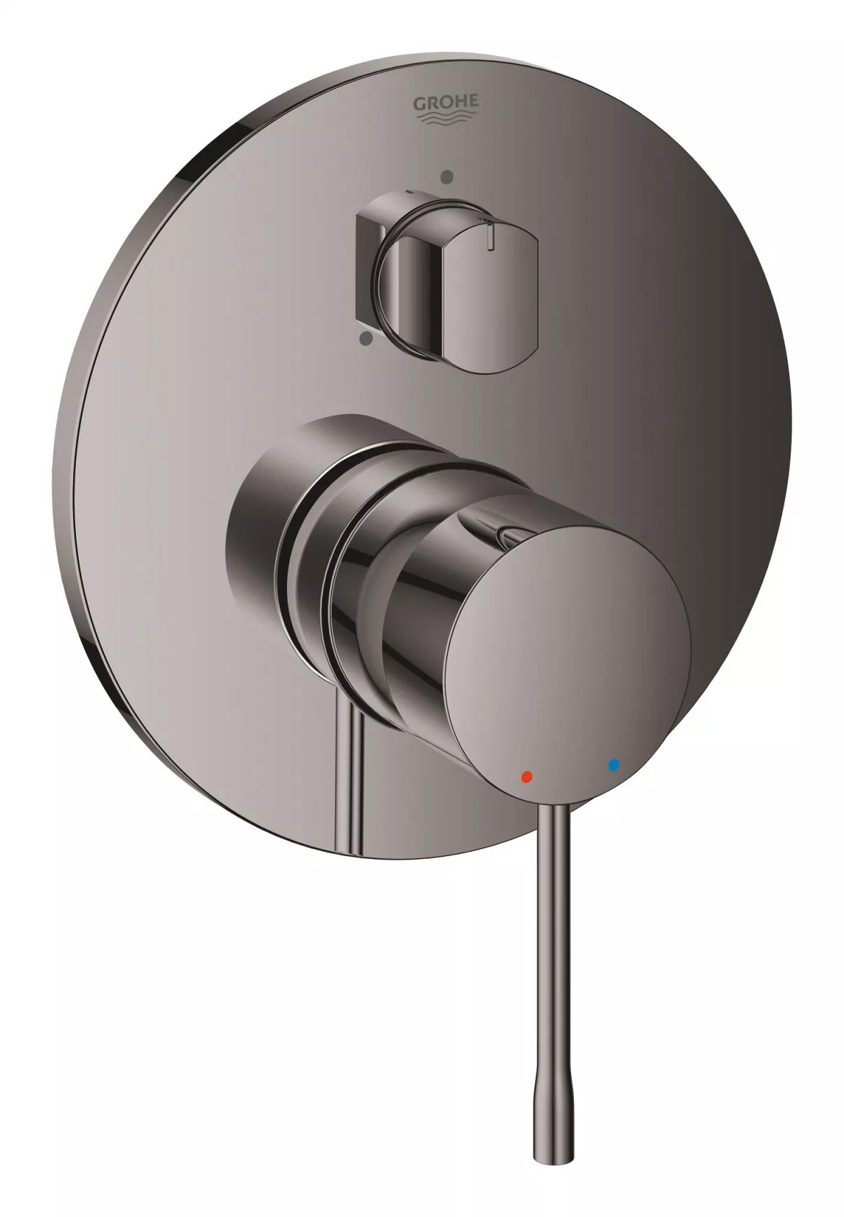 Unitate comanda Grohe 24169A01, Essence, aparenta, 3 iesiri, diverter, necesita valva, lucios, grafit