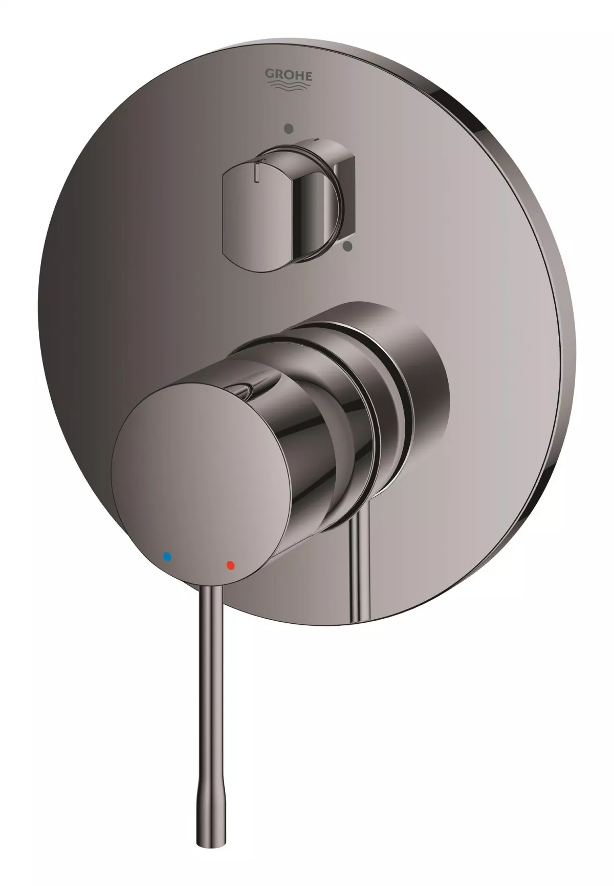 Unitate comanda Grohe 24169A01, Essence, aparenta, 3 iesiri, diverter, necesita valva, lucios, grafit